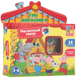 Vladi Toys. Магнитный театр 'Три поросенка'