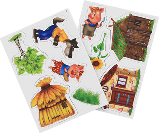 Vladi Toys. Магнитный театр 'Три поросенка' 2