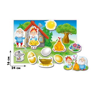 Магнитный театр 'Курочка Ряба' Vladi Toys 5