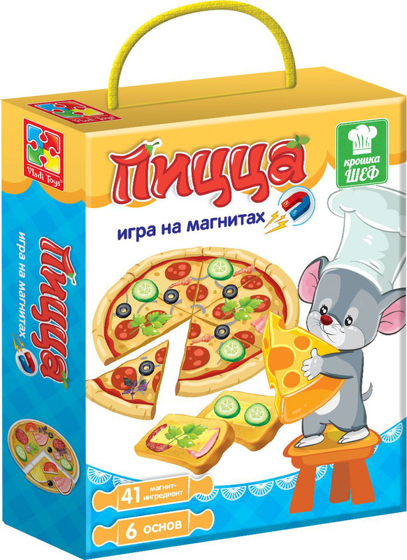 Vladi Toys Игра магнитная Крошка Шеф Пицца