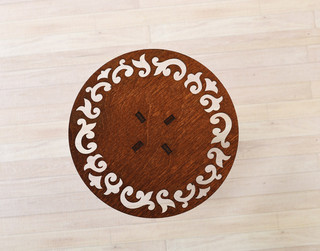 ЯиГрушка Мебель для кукол Стол и два стула, цвет коричневый 3