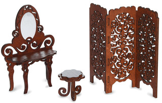 Одним прекрасным утром Мебель для кукол Будуар 1