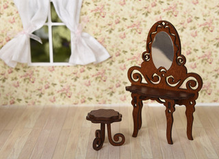 Одним прекрасным утром Мебель для кукол Будуар 3