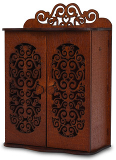 ЯиГрушка Мебель для кукол Шкаф для спальни, цвет коричневый 1