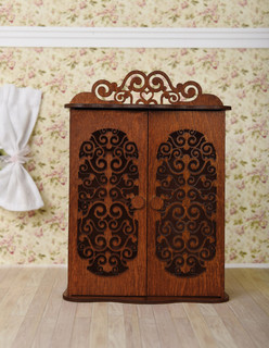 ЯиГрушка Мебель для кукол Шкаф для спальни, цвет коричневый 3