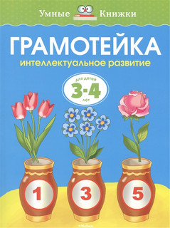 Грамотейка. Интеллектуальное развитие для детей 3-4 лет