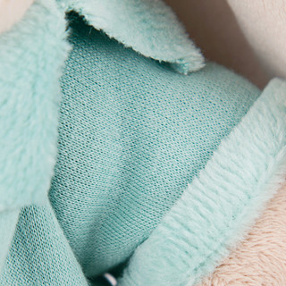 Зайка Ми в голубой меховой курточке, 18 см 4