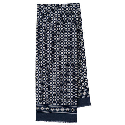 Павлопосадское кашне ' Домино' 100% шерсть 140-27, артикул KW756-000001