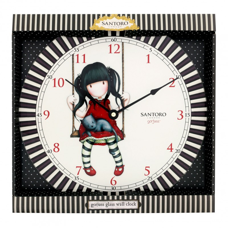 Часы настенные Classic Stripe - Ruby