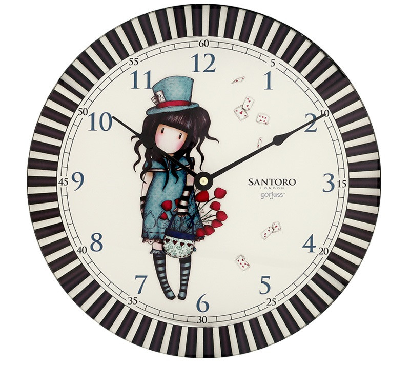 Часы настенные Classic Stripe - The Hatter из серии Gorjuss