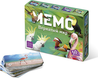 Нескучные игры Обучающая игра Мемо Пернатый мир