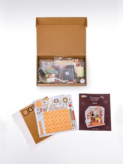 Румбокс 'Уютная кухня' Интерьерный конструктор Robotime DG105 4