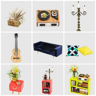 Румбокс 'Гостиная' Интерьерный конструктор Robotime DG106 4