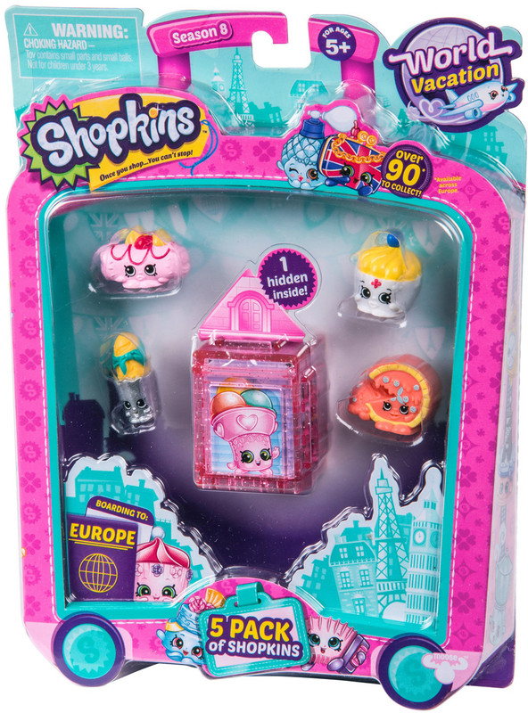 Moose Игровой набор Shopkins Европа 5 фигурок
