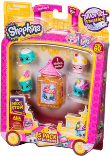 Moose Игровой набор Shopkins Азия 5 фигурок 1