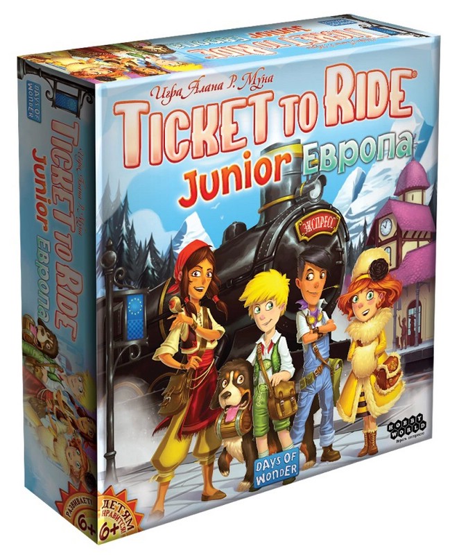Настольная игра Ticket to Ride Junior Европа