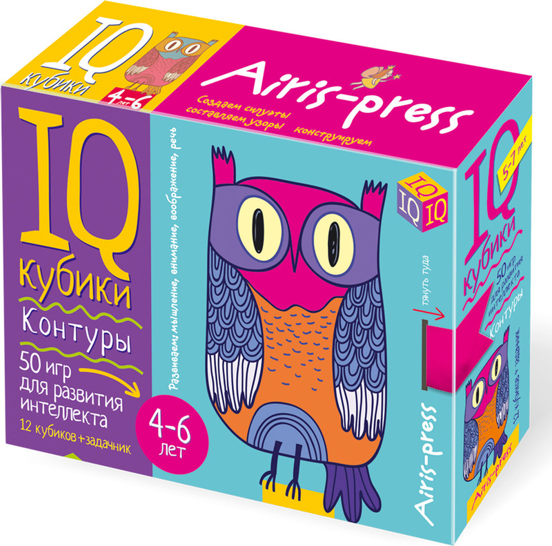 Контуры. Умные IQ кубики в поддончике
