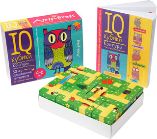 Контуры. Умные IQ кубики в поддончике 2