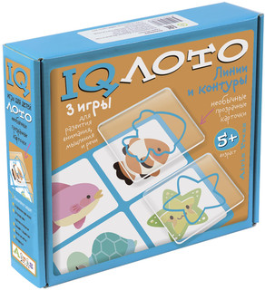 IQ Лото. Линии и контуры 3 в 1