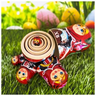 Матрёшка 'С Красной Пасхой!' 15 см, 5 куколок 4