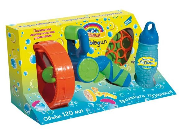 Набор для пускания мыльных пузырей 120 мл, Bubbleland