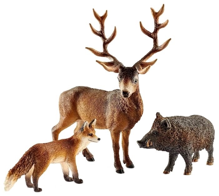 Schleich Игровой набор Обитатели лесов Европы 41458