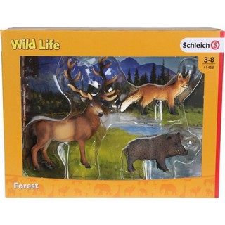Schleich Игровой набор Обитатели лесов Европы 41458 5
