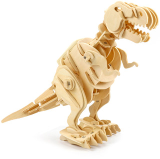 Play Wood Деревянный механизированный конструктор Тираннозавр. PW1101 2