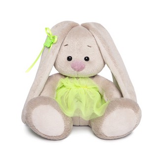 Зайка Ми в ярко-зеленой юбочке «фонарик» 15 см 1