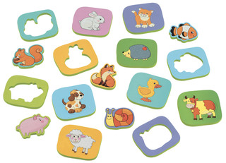 IQ Вкладыши: Зверушки 4