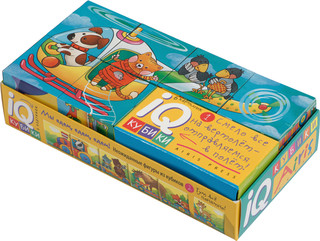 Мы едем, едем, едем. Умные IQ кубики в поддончике