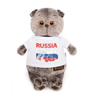Басик  в футболке с принтом 