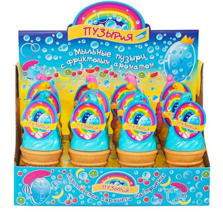 Мыльные пузыри 'Мороженое' 120 мл, цвет в асс. Цена за 1 шт. 2