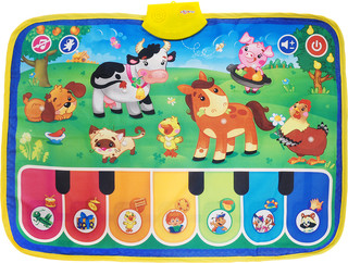 Азбукварик Музыкальный коврик Веселая ферма 1