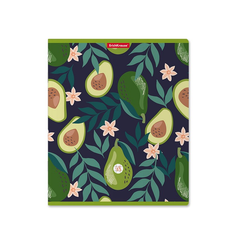 Тетрадь 48 листов, клетка, на скрепке, мелованная обложка, в ассортименте, ErichKrause