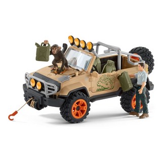 Schleich Игровой набор Внедорожник с лебедкой 42410