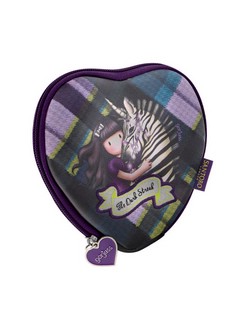 Кошелек The Dark Streak в форме сердца, на молнии (монетница) 2