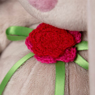 Зайка Ми в вязаной шапке 'Клубничка', 18 см, артикул SidS-242 4