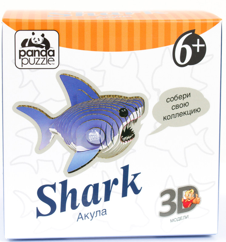 3D Пазл Pandapuzzle. Акула