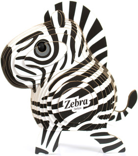 3D Пазл Pandapuzzle. Зебра 4