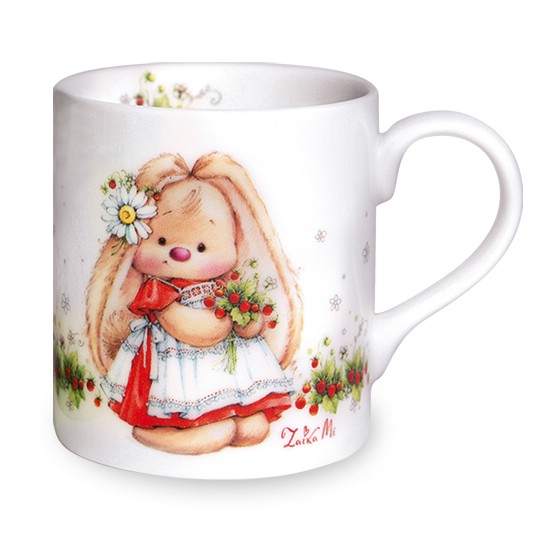 Кружка Зайка Ми с земляничкой 200 м