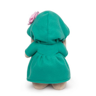 Зайка Ми в изумрудном пальто с розовым цветочком 32 с 2