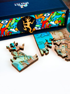 Пазл DaVICI 'Купание разноцветного дракона', 125 деталей 3