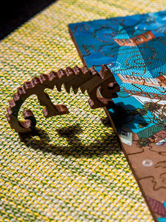 Пазл DaVICI 'Купание разноцветного дракона', 125 деталей 4