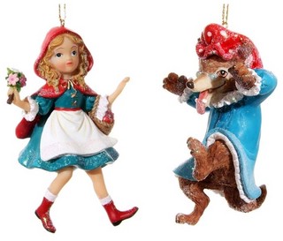 Красная шапочка / Волк в одежде бабушки, 7х11 см, асс.из 2-х....