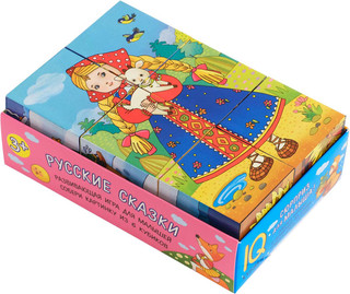 Русские сказки. Умные IQ кубики в поддончике