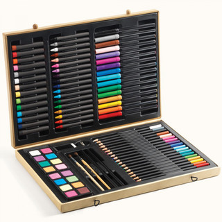 DJECO Большой художественный набор: карандаши, фломастеры, краски