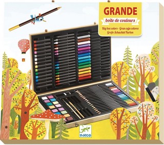DJECO Большой художественный набор: карандаши, фломастеры, краски 2