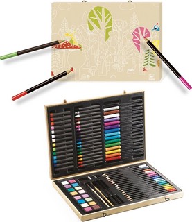 DJECO Большой художественный набор: карандаши, фломастеры, краски 3