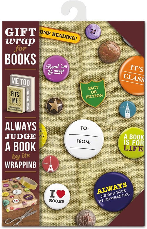 Подарочная упаковка для книг со значками